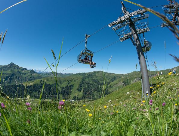 Seilbahnen Damüls Sommer 